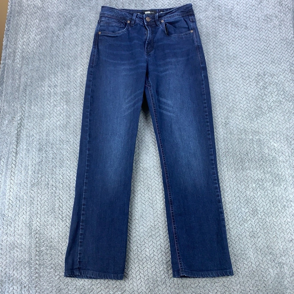 Barbell Apparel Jeans Mens 30 Relaxed Athletic Fit Straight Stretch Denim 29x29
